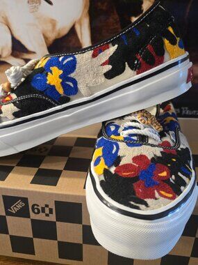 Vans Premium Authentic 44 Needlework Casual Lifestyle Shoes VN000Y0S448 Mens 10